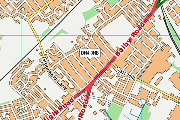 DN4 0NB map - OS VectorMap District (Ordnance Survey) DN4 0NB map - OS VectorMap District (Ordnance Survey)