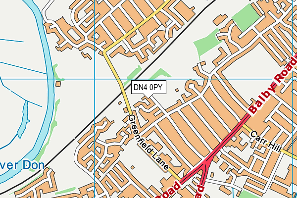 DN4 0PY map - OS VectorMap District (Ordnance Survey) DN4 0PY map - OS VectorMap District (Ordnance Survey)