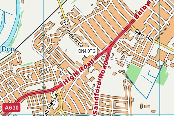 DN4 0TG map - OS VectorMap District (Ordnance Survey) DN4 0TG map - OS VectorMap District (Ordnance Survey)