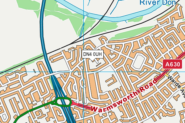 DN4 0UH map - OS VectorMap District (Ordnance Survey) DN4 0UH map - OS VectorMap District (Ordnance Survey)