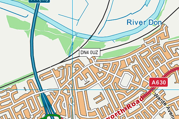 DN4 0UZ map - OS VectorMap District (Ordnance Survey) DN4 0UZ map - OS VectorMap District (Ordnance Survey)