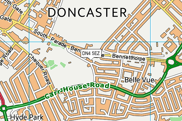 DN4 5EZ map - OS VectorMap District (Ordnance Survey) DN4 5EZ map - OS VectorMap District (Ordnance Survey)