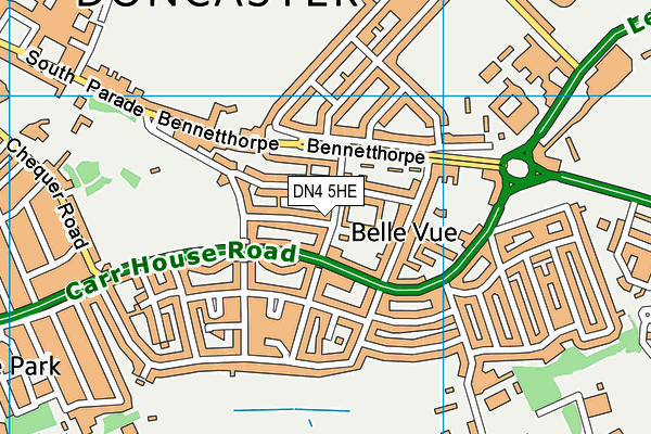 DN4 5HE map - OS VectorMap District (Ordnance Survey) DN4 5HE map - OS VectorMap District (Ordnance Survey)
