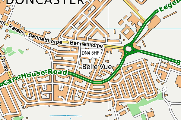 DN4 5HF map - OS VectorMap District (Ordnance Survey) DN4 5HF map - OS VectorMap District (Ordnance Survey)