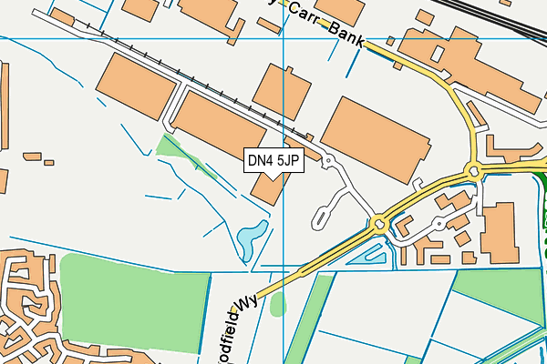 DN4 5JP map - OS VectorMap District (Ordnance Survey) DN4 5JP map - OS VectorMap District (Ordnance Survey)