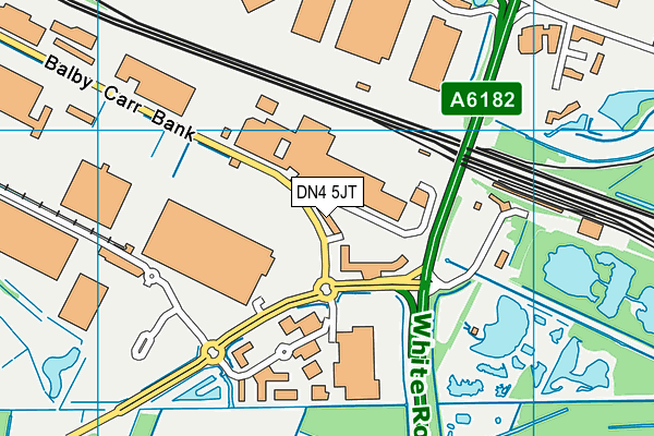 DN4 5JT map - OS VectorMap District (Ordnance Survey) DN4 5JT map - OS VectorMap District (Ordnance Survey)