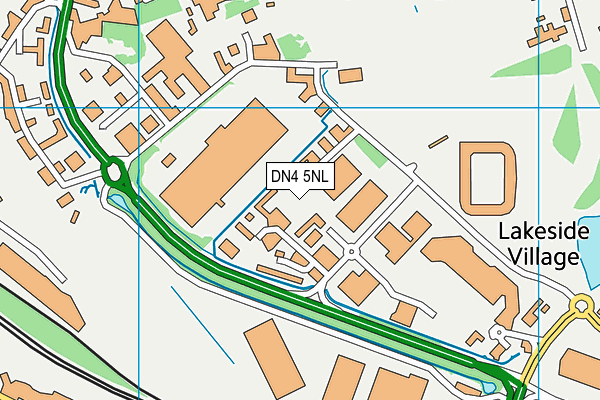 DN4 5NL map - OS VectorMap District (Ordnance Survey) DN4 5NL map - OS VectorMap District (Ordnance Survey)