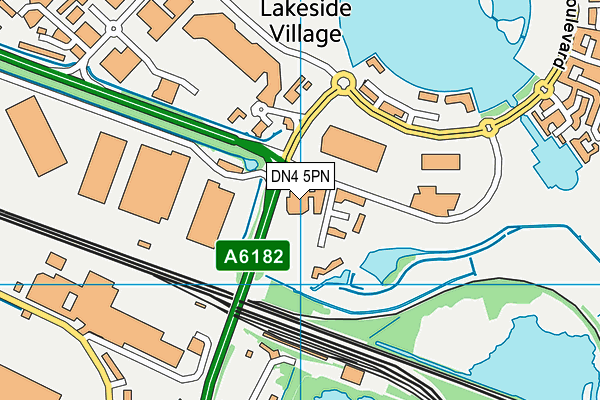 DN4 5PN map - OS VectorMap District (Ordnance Survey) DN4 5PN map - OS VectorMap District (Ordnance Survey)