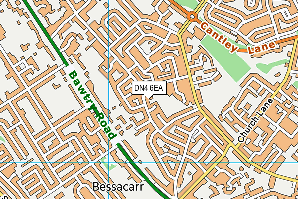 DN4 6EA map - OS VectorMap District (Ordnance Survey) DN4 6EA map - OS VectorMap District (Ordnance Survey)