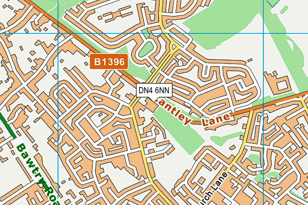 DN4 6NN map - OS VectorMap District (Ordnance Survey) DN4 6NN map - OS VectorMap District (Ordnance Survey)