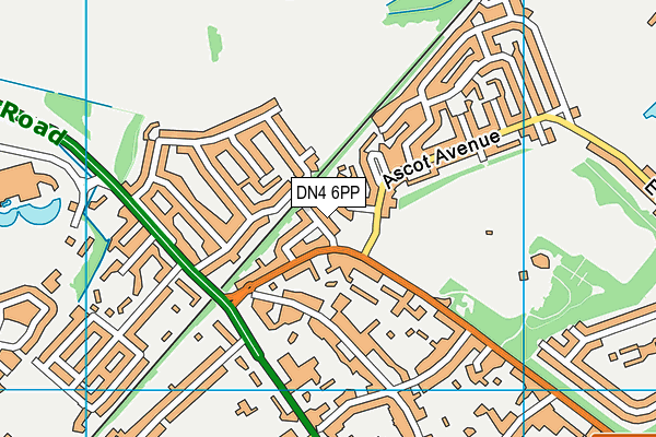 DN4 6PP map - OS VectorMap District (Ordnance Survey) DN4 6PP map - OS VectorMap District (Ordnance Survey)