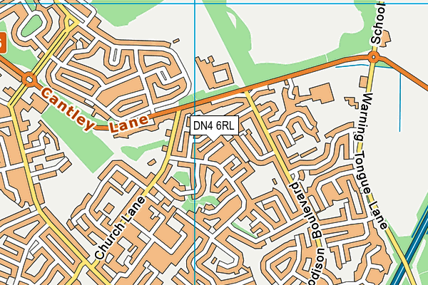 DN4 6RL map - OS VectorMap District (Ordnance Survey) DN4 6RL map - OS VectorMap District (Ordnance Survey)