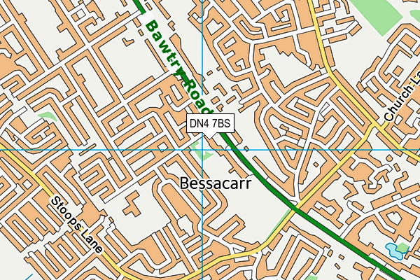 DN4 7BS map - OS VectorMap District (Ordnance Survey) DN4 7BS map - OS VectorMap District (Ordnance Survey)