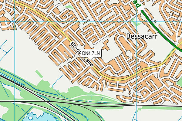 DN4 7LN map - OS VectorMap District (Ordnance Survey) DN4 7LN map - OS VectorMap District (Ordnance Survey)