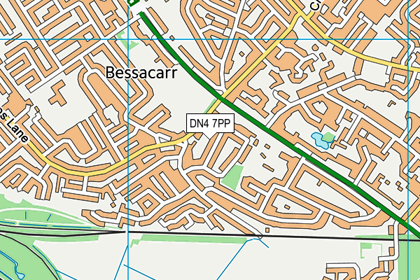 DN4 7PP map - OS VectorMap District (Ordnance Survey) DN4 7PP map - OS VectorMap District (Ordnance Survey)