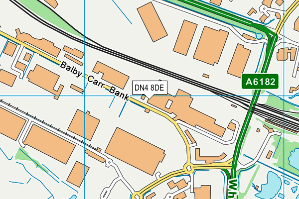 DN4 8DE map - OS VectorMap District (Ordnance Survey) DN4 8DE map - OS VectorMap District (Ordnance Survey)