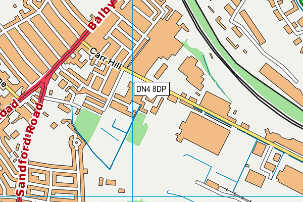 DN4 8DP map - OS VectorMap District (Ordnance Survey) DN4 8DP map - OS VectorMap District (Ordnance Survey)