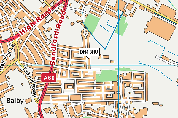 DN4 8HU map - OS VectorMap District (Ordnance Survey) DN4 8HU map - OS VectorMap District (Ordnance Survey)