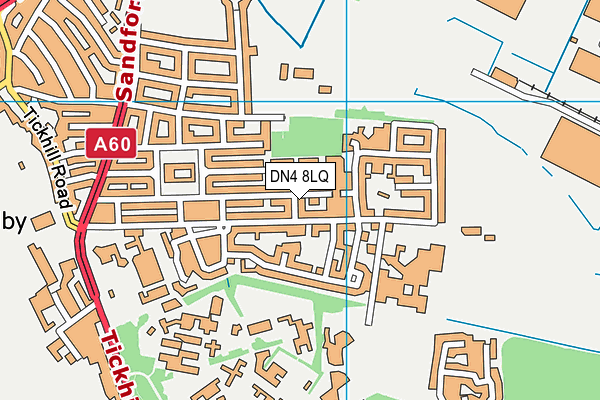 DN4 8LQ map - OS VectorMap District (Ordnance Survey) DN4 8LQ map - OS VectorMap District (Ordnance Survey)