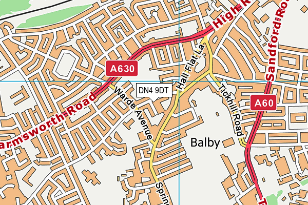 DN4 9DT map - OS VectorMap District (Ordnance Survey) DN4 9DT map - OS VectorMap District (Ordnance Survey)