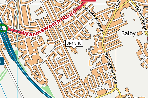 DN4 9HU map - OS VectorMap District (Ordnance Survey) DN4 9HU map - OS VectorMap District (Ordnance Survey)