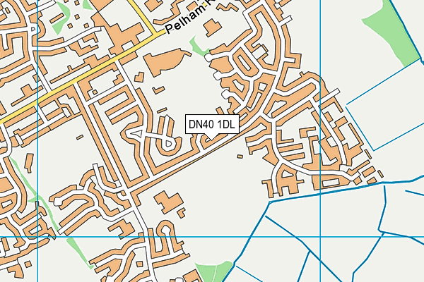 DN40 1DL map - OS VectorMap District (Ordnance Survey) DN40 1DL map - OS VectorMap District (Ordnance Survey)