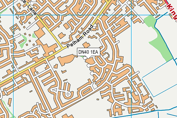 DN40 1EA map - OS VectorMap District (Ordnance Survey) DN40 1EA map - OS VectorMap District (Ordnance Survey)