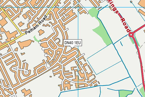 DN40 1EU map - OS VectorMap District (Ordnance Survey) DN40 1EU map - OS VectorMap District (Ordnance Survey)