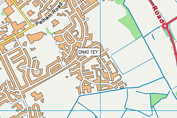 DN40 1EY map - OS VectorMap District (Ordnance Survey) DN40 1EY map - OS VectorMap District (Ordnance Survey)