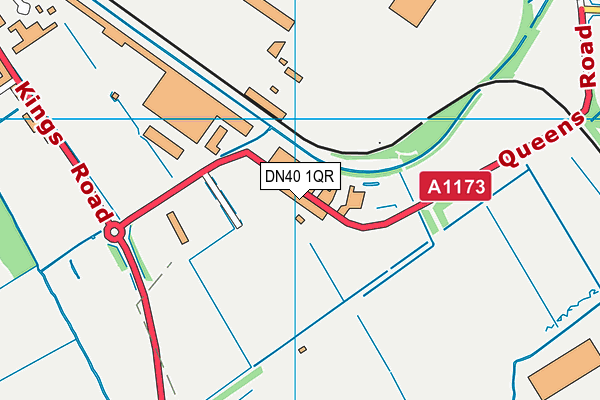 DN40 1QR map - OS VectorMap District (Ordnance Survey) DN40 1QR map - OS VectorMap District (Ordnance Survey)