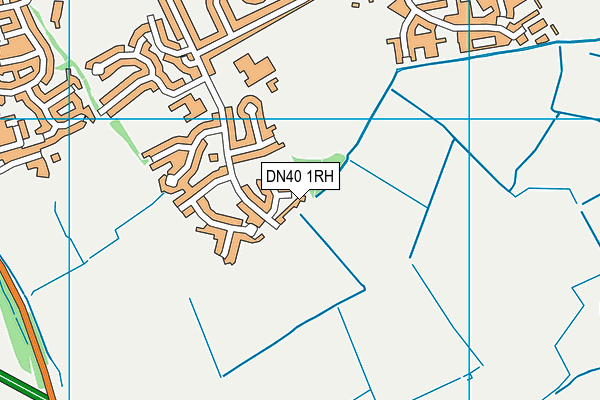 DN40 1RH map - OS VectorMap District (Ordnance Survey) DN40 1RH map - OS VectorMap District (Ordnance Survey)