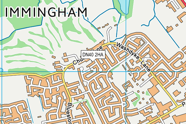 DN40 2HA map - OS VectorMap District (Ordnance Survey) DN40 2HA map - OS VectorMap District (Ordnance Survey)