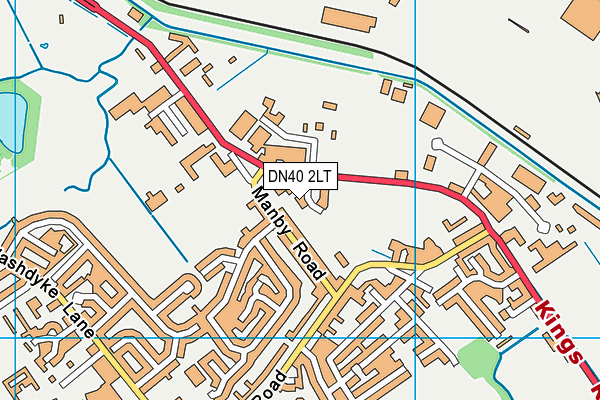 DN40 2LT map - OS VectorMap District (Ordnance Survey) DN40 2LT map - OS VectorMap District (Ordnance Survey)