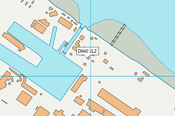 DN40 2LZ map - OS VectorMap District (Ordnance Survey) DN40 2LZ map - OS VectorMap District (Ordnance Survey)