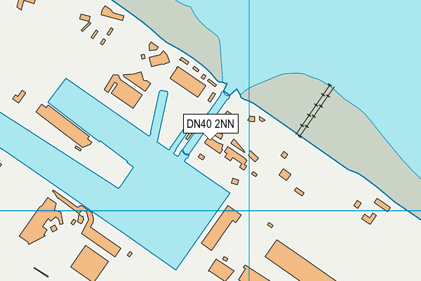 DN40 2NN map - OS VectorMap District (Ordnance Survey) DN40 2NN map - OS VectorMap District (Ordnance Survey)