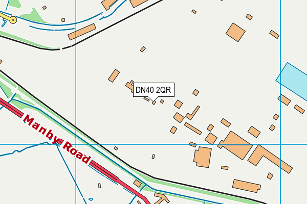 DN40 2QR map - OS VectorMap District (Ordnance Survey) DN40 2QR map - OS VectorMap District (Ordnance Survey)