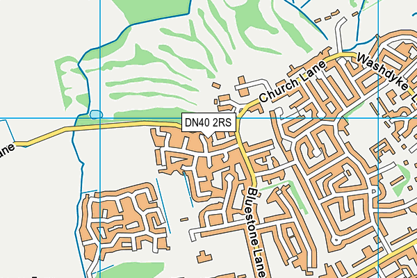 DN40 2RS map - OS VectorMap District (Ordnance Survey) DN40 2RS map - OS VectorMap District (Ordnance Survey)