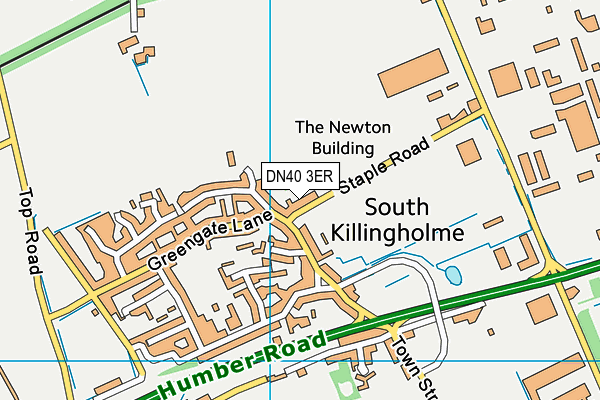 DN40 3ER map - OS VectorMap District (Ordnance Survey)
