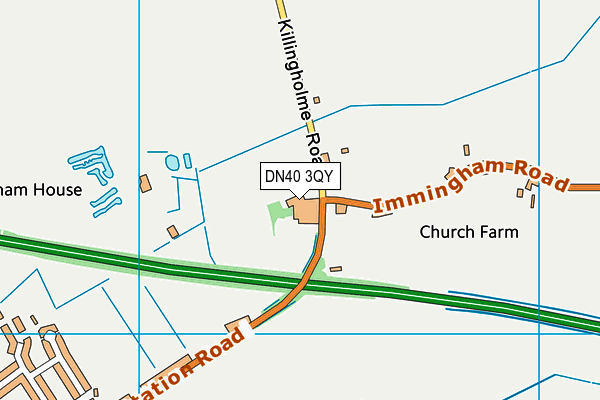 DN40 3QY map - OS VectorMap District (Ordnance Survey) DN40 3QY map - OS VectorMap District (Ordnance Survey)