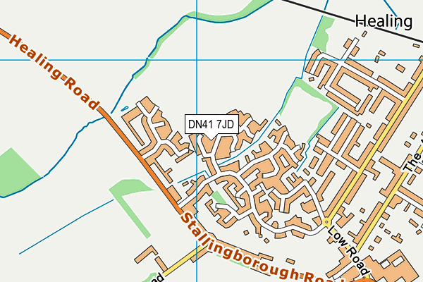 DN41 7JD map - OS VectorMap District (Ordnance Survey) DN41 7JD map - OS VectorMap District (Ordnance Survey)