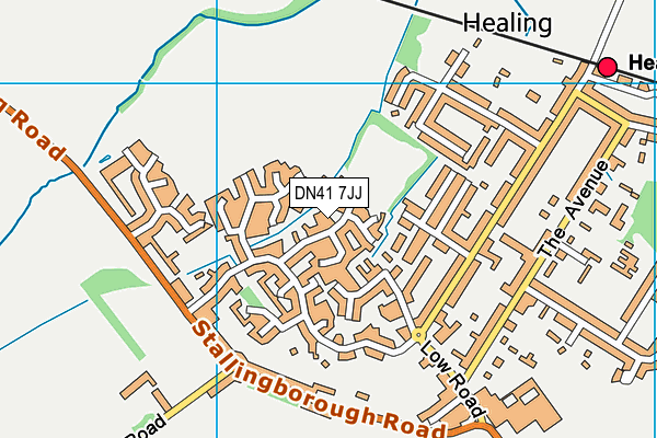 DN41 7JJ map - OS VectorMap District (Ordnance Survey) DN41 7JJ map - OS VectorMap District (Ordnance Survey)