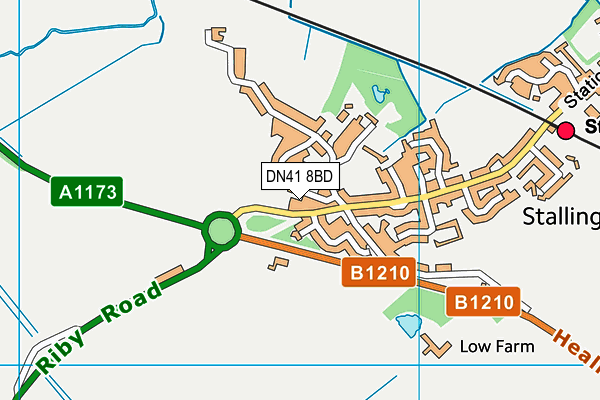 DN41 8BD map - OS VectorMap District (Ordnance Survey) DN41 8BD map - OS VectorMap District (Ordnance Survey)