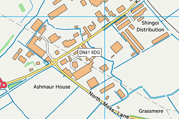 DN41 8DG map - OS VectorMap District (Ordnance Survey) DN41 8DG map - OS VectorMap District (Ordnance Survey)