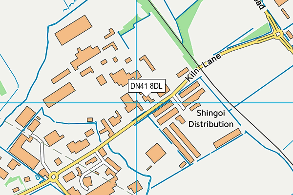 DN41 8DL map - OS VectorMap District (Ordnance Survey) DN41 8DL map - OS VectorMap District (Ordnance Survey)