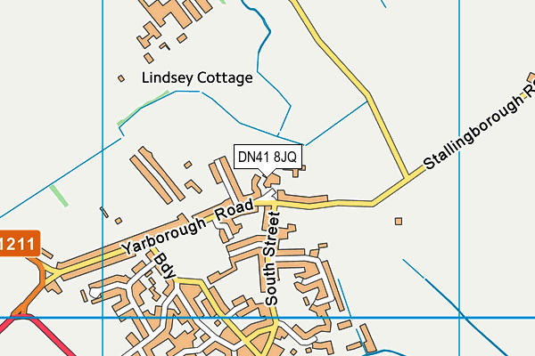 DN41 8JQ map - OS VectorMap District (Ordnance Survey) DN41 8JQ map - OS VectorMap District (Ordnance Survey)