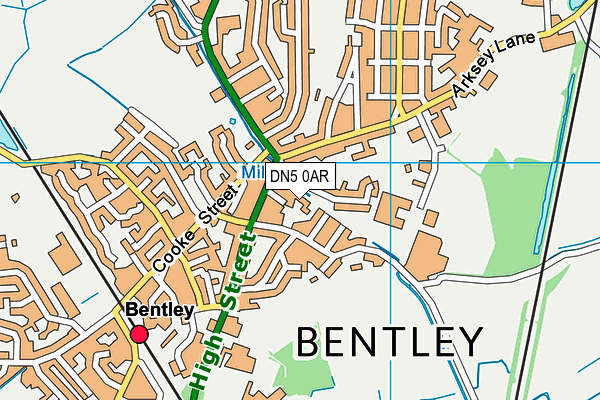 DN5 0AR map - OS VectorMap District (Ordnance Survey) DN5 0AR map - OS VectorMap District (Ordnance Survey)