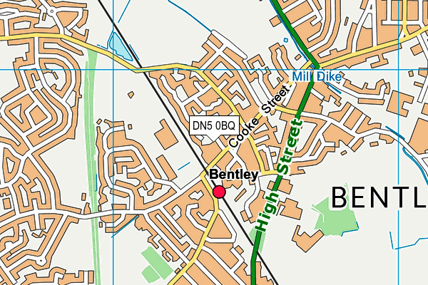 DN5 0BQ map - OS VectorMap District (Ordnance Survey) DN5 0BQ map - OS VectorMap District (Ordnance Survey)