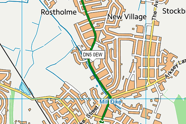DN5 0EW map - OS VectorMap District (Ordnance Survey) DN5 0EW map - OS VectorMap District (Ordnance Survey)