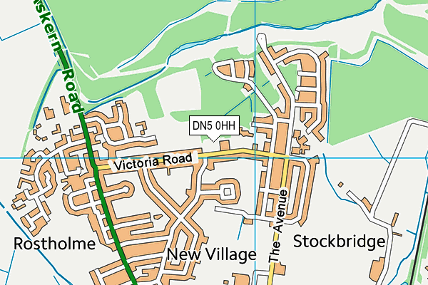 DN5 0HH map - OS VectorMap District (Ordnance Survey) DN5 0HH map - OS VectorMap District (Ordnance Survey)