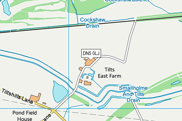 DN5 0LJ map - OS VectorMap District (Ordnance Survey) DN5 0LJ map - OS VectorMap District (Ordnance Survey)